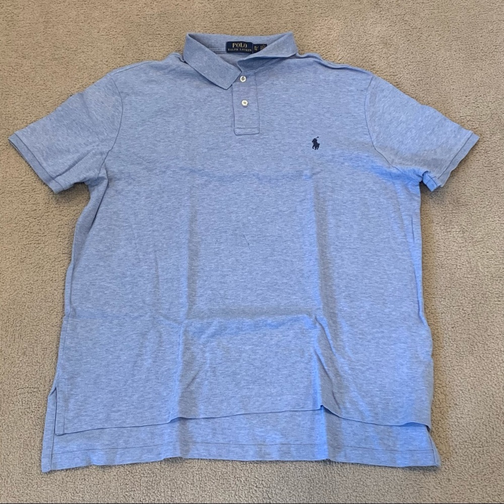 Mens XL Blue Polo Ralph Lauren Shirt